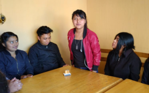 Elección de nueva junta directiva de la Red Juvenil NIV NAUC en Nahualá, Sololá