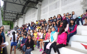 Niñez, adolescencia y juventud participan en Festival de Derechos, en Santa María Visitación, Sololá