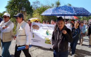 Red Juvenil NIV NAUC de Santa María Visitación, participan en caminata de lanzamiento por la nutrición