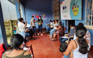 Jóvenes y mujeres organizadas de San Francisco Zapotitlán, Suchitepéquez, participan en el taller «Mi cuerpo, mi territorio»