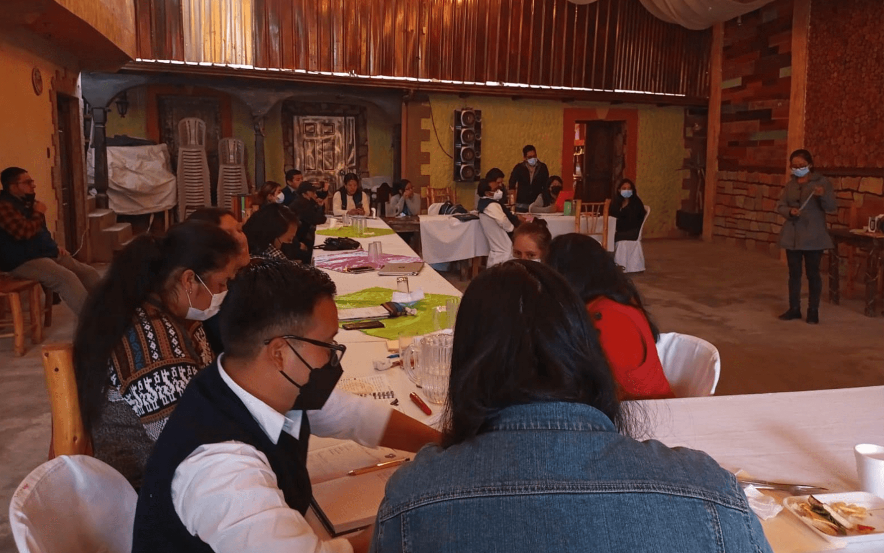 Autoridades y sociedad civil participan en taller sobre las problemáticas que causan la migración de niñez y adolescencia, en San Antonio Sacatepéquez, San Marcos