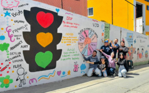 Lee más sobre el artículo Integrantes de la Voz Juvenil por los Derechos, de Río Blanco, San Marcos, realizan un mural que expone la importancia de la salud mental en la sociedad en general