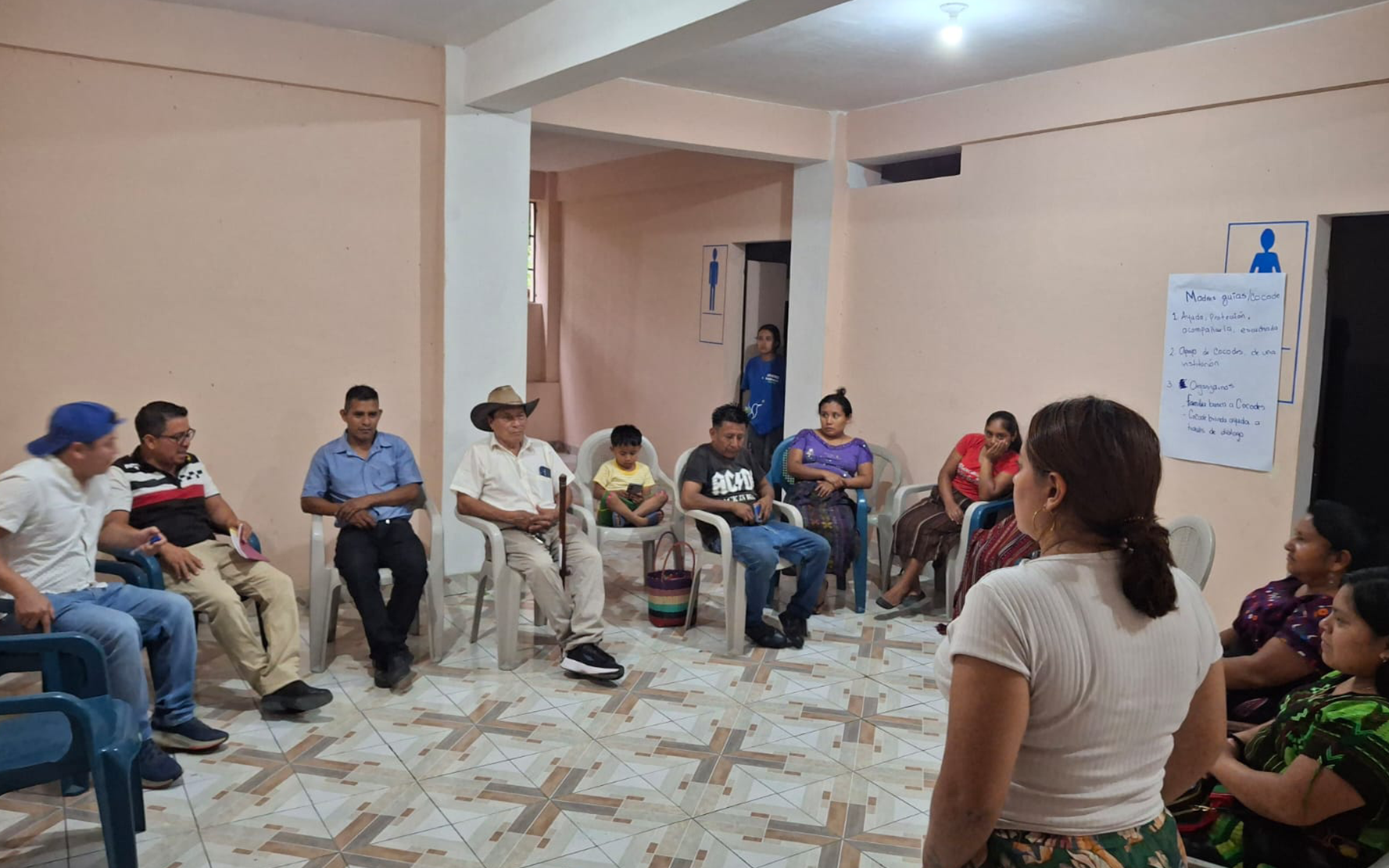 En este momento estás viendo Reunión de seguimiento a la ruta comunitaria de protección en aldea Guineales, Santa Catarina Ixtahuacán